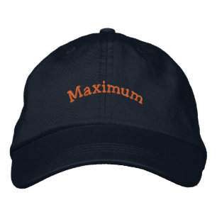 Casquette Brodée Maximum Printed Good times font Marine Color Casqu