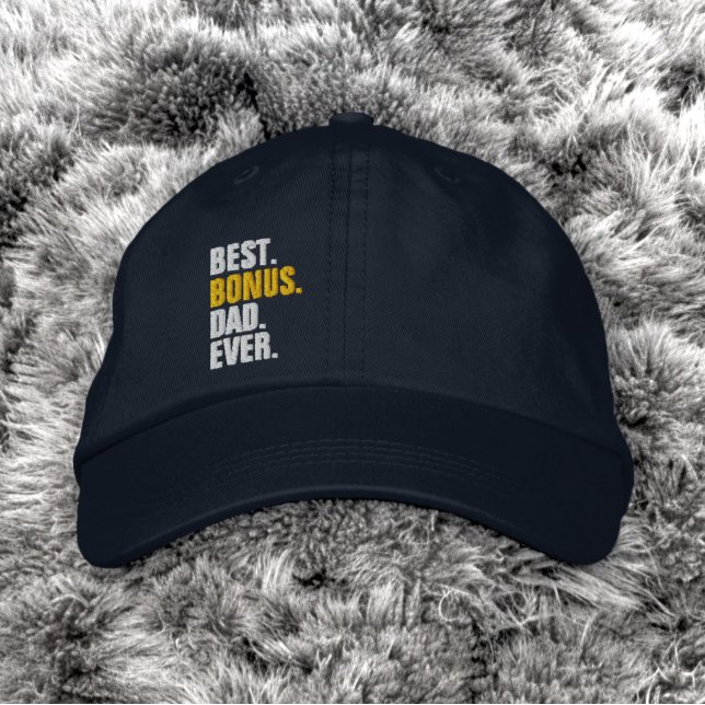 Casquette Brodée Meilleur Bonus Papa Ever Stepfather Fête des pères (Best Bonus Dad Ever Stepfather Fathers Day Embroidered Baseball Cap
from Ricaso. For the stepdad)