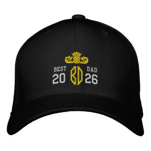 Casquette Brodée Meilleur Papa 2026 Nom Personnalisé, Cadeau de Fêt