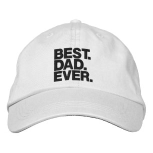 Casquette Brodée MEILLEUR. PAPA. JAMAIS. Fête des pères Drôle casqu