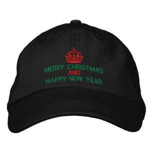 Casquette Brodée Meilleurs voeux pour le calme vert couronne