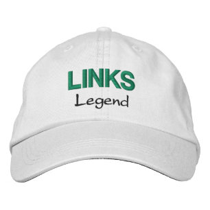 Casquette Brodée Mens Fashion Funny Novelty Golf LINKS LEGEND