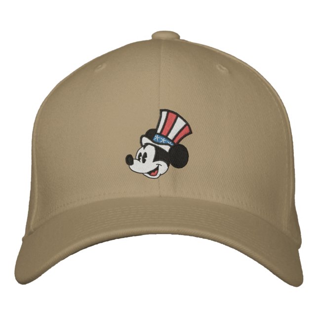 Casquette Brodée Mickey Mouse USA (Devant)