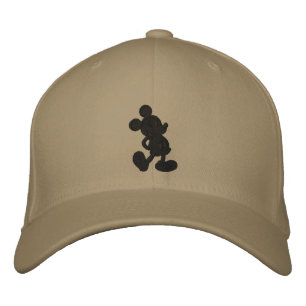 Casquette Brodée Mickey Silhouette - Noir