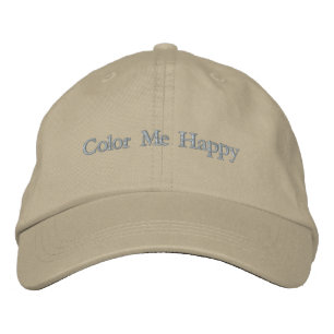 Casquette Brodée Minimaliste Color Me Happy