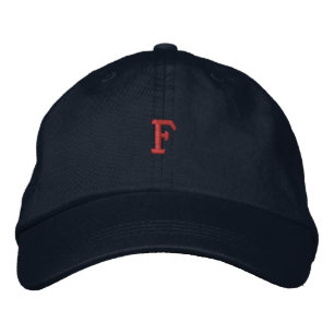 Casquette Brodée Mode Initiale F - Lettre Monogramme Beau Chapeau