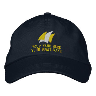 Casquette Brodée Modern sailing sailors yacht captain