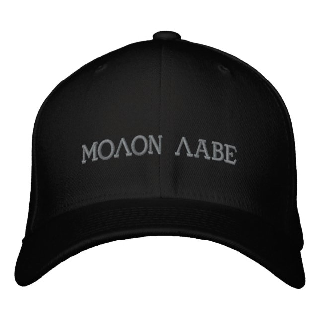 Casquette Brodée Molon Labe (Devant)