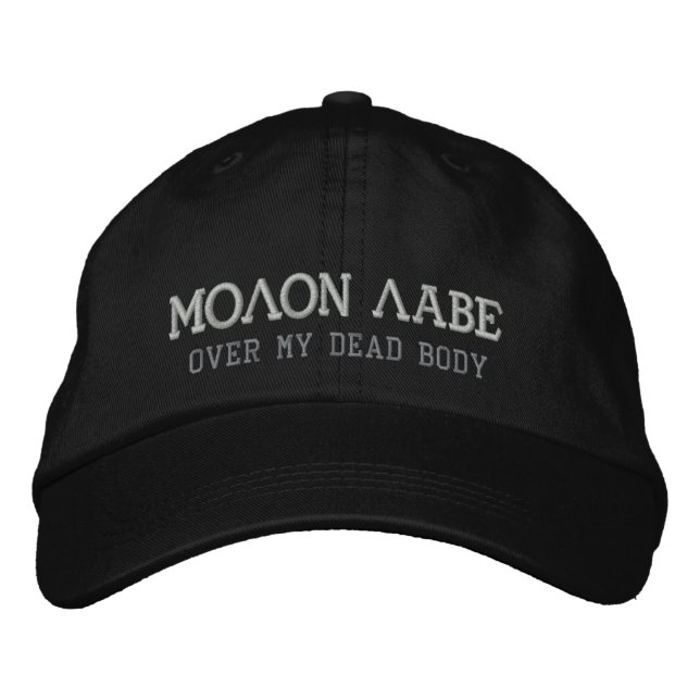 CASQUETTE BRODÉE MOLON LABE (Devant)
