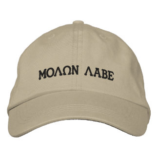 Casquette Brodée Molon Labe (Venez les prendre)