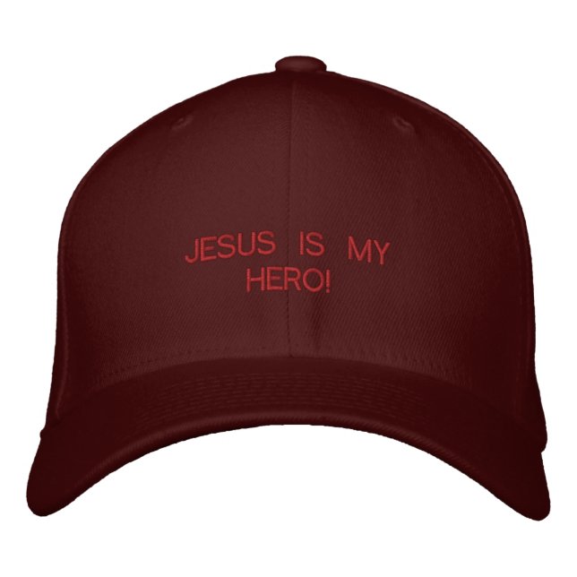 CASQUETTE BRODÉE MON HÉROS (Devant)