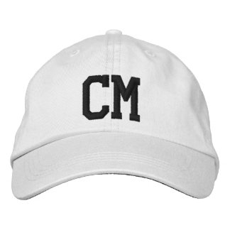 CASQUETTE BRODÉE MONOGRAMME CHAPEAUX CM