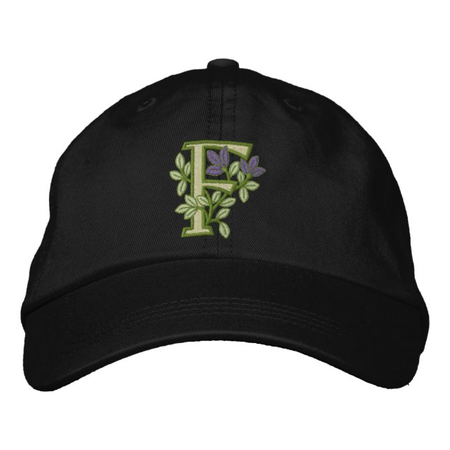 Casquette Brodée Monogramme initial F (Devant)