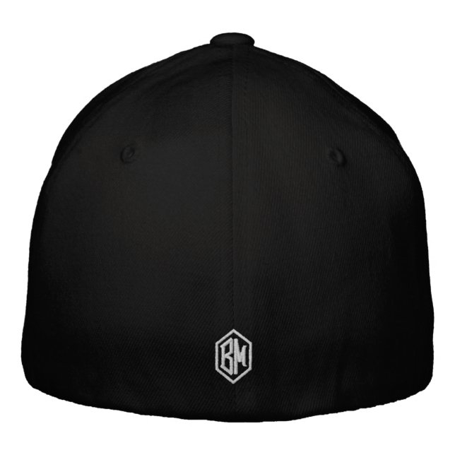 Casquette Brodée Monogramme masculin noir (Dos)