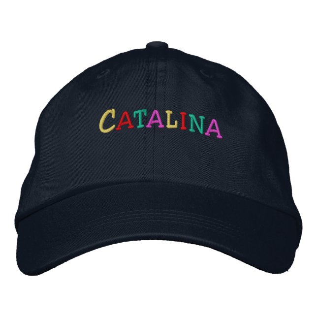 Casquette Brodée Namedrop Nation_Catalina multicolore (Devant)