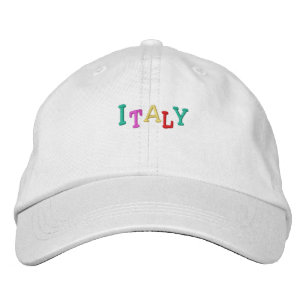 Casquette Brodée Namedrop Nation_Italy multicolore