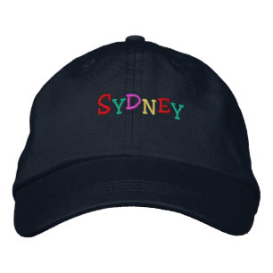 Casquette Brodée Namedrop Nation_Sydney multicolore