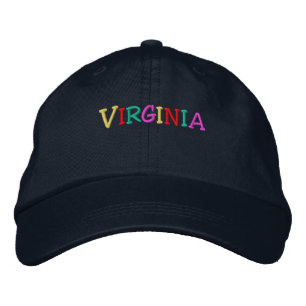 Casquette Brodée Namedrop Nation_Virginia multicolore