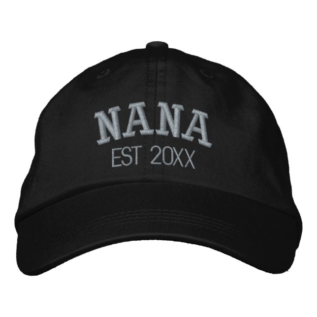 Casquette Brodée Nana Personalized Grandma Gift Custom Text (Devant)