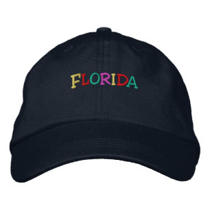 Casquette Brodée Nation_Floride multicolore