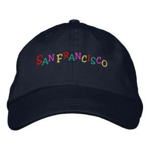 Casquette Brodée Nation_San Francisco Multicolore