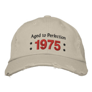 Casquette Brodée Né en 1975 AGED TO PERFECTION 40th Birthday V2G