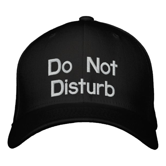 Casquette Brodée Ne pas déranger (Devant)