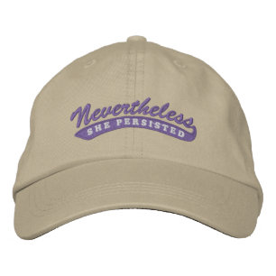 Casquette Brodée Néanmoins, elle a persisté. Caquette Baseball