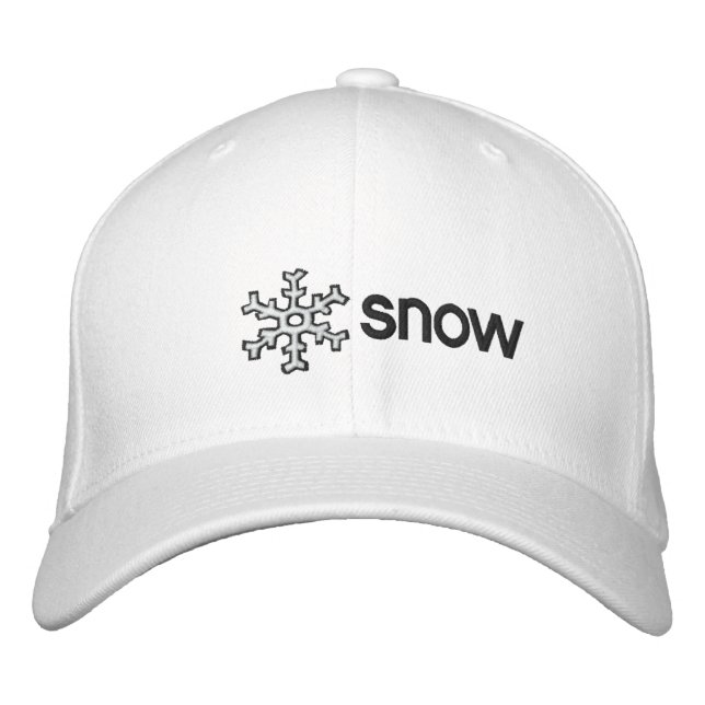 Casquette Brodée Neige du Colorado (Devant)