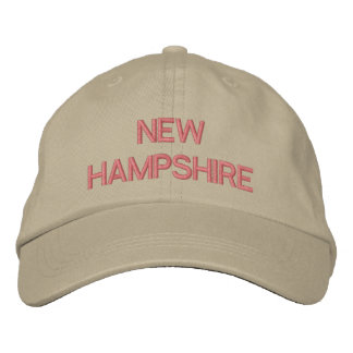 CASQUETTE BRODÉE NEW HAMPSHIRE