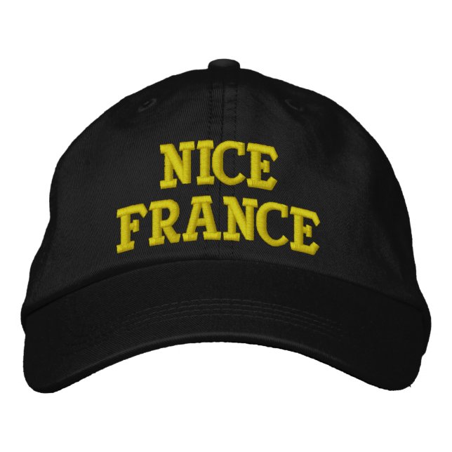 CASQUETTE BRODÉE NICE FRANCE (Devant)