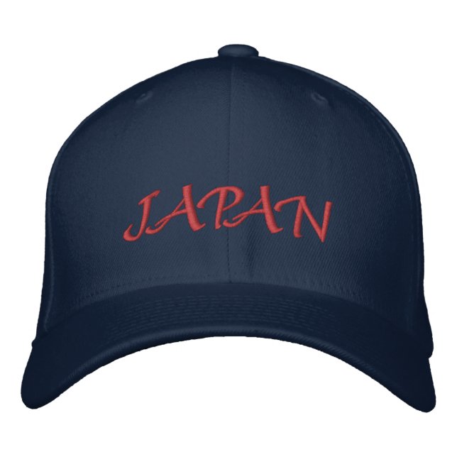 Casquette Brodée Nom du pays du Japon (Devant)