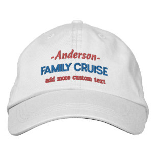 Casquette Brodée Nom fait sur commande des vacances de voyage de