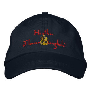 Casquette Brodée Nom Heather With English Signification Marine