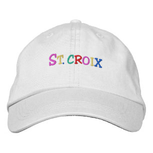Casquette Brodée Nom Nation_St. Croix multicolore