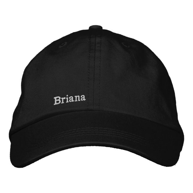 Casquette Brodée nom personnalisé, texte personnalisé (Devant)