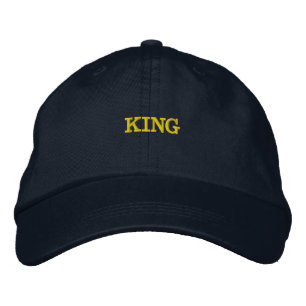 Casquette Brodée Nom ROI Créez votre propre Chapeau-Texte Beau