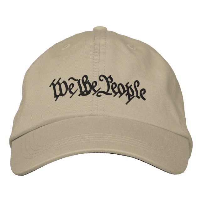 Casquette Brodée Nous le peuple (Devant)