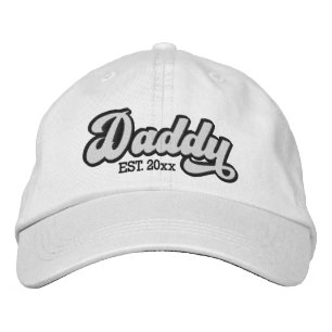 Casquette Brodée Nouveau Papa Établi Personnalisé