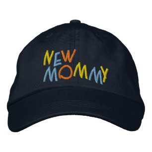 Casquette Brodée Nouvelle maman colorée amusant