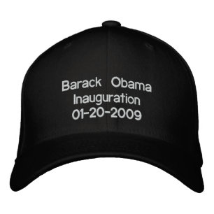 Casquette Brodée Obama Inauguration 20-01-09