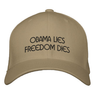 CASQUETTE BRODÉE OBAMA LIESFREEDOM MOURT