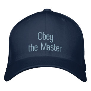 Casquette Brodée Obey, le maître de l'entraînement de chien Nom com