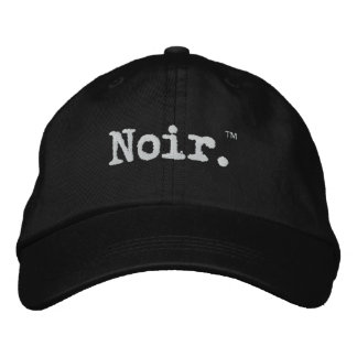 Casquette Brodée Officier noir