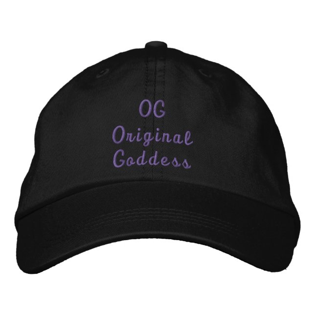 Casquette Brodée OG déesse d'origine (Devant)