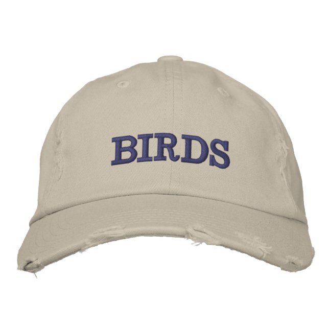 CASQUETTE BRODÉE OISEAUX (Devant)