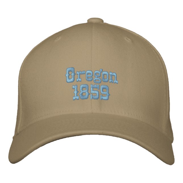 Casquette Brodée Oregon 1859 (Devant)