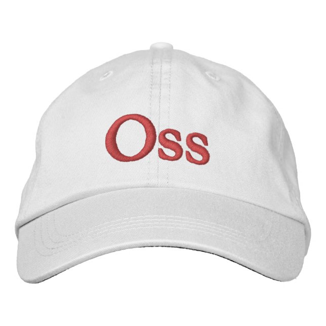 Casquette Brodée Oss Embroidered Baseball Cap (Devant)