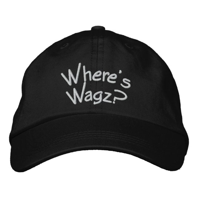 Casquette Brodée Où est Wagz ? (Devant)