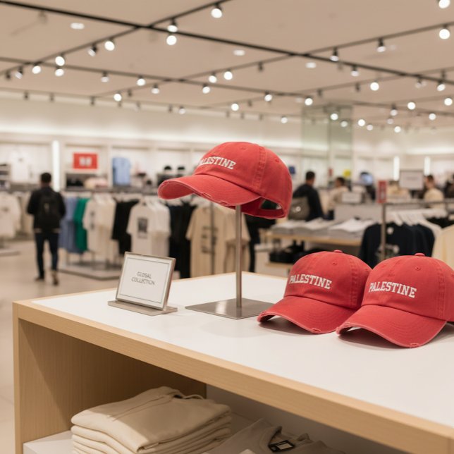 Casquette Brodée Palestine (Créateur téléchargé)